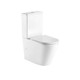 RIVO 620*385*835mm Gloss White Quiet Flushing Back to Wall Toilet Suite