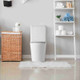 PANI 670*360*850mm Gloss White Rimless Flushing Back to Wall Two-piece Toilet Suite