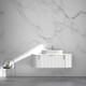 1200mm Matte White Fluted Wall Hung Vanity 1200*469*412mm