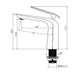 ESPERIA - Brushed Brass Basin Mixer