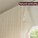 Luxury Natural Linen Style S-Fold Sheer Curtains