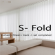 Luxury White S-Fold Voile Sheer Curtains