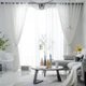 Natural Style Lightweight Tulle Sheer Curtains