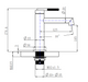 CADDENCE - Brushed Brass Basin Mixer
