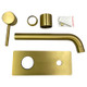 LUCID PIN Series Brushed Brass Spout Mixer Trim Kit Only (match CLPS)