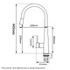 Gunmetal Pull Out Kitchen Mixer