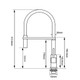Black Pull Out Kitchen Mixer