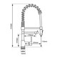 Chrome Pull Out Kitchen Mixer