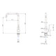 Chrome Standard Kitchen Mixer