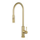 Light Brushed Brass Pull Out Kitchen Mixer