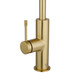 Light Brushed Brass Pull Out Kitchen Mixer