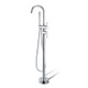 Chrome Freestanding Tap with Handheld Shower