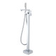 Chrome Freestanding Tap with Handheld Shower