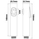 Chrome ABS Toilet Bidet