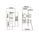 RUSHY - Brushed Nickel Diverter Mixer