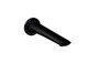 Bellino High Gloss Black Wall Bath/Spout