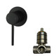 LUCID PIN - Black Wall Mixer