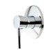 Pentro Chrome Round Shower Mixer with 65mm cover plate