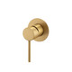 LUCID PIN Brushed Brass Wall Mixer Trim Kit Only (match CLPM)