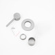 LUCID PIN Brushed Nickel Wall Mixer Trim Kit Only (match CLPM)