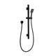 Black Shower Rail with Handheld Shower