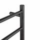 Brushed Gunmetal Heated Towel Rack 6 Bars