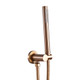 Brushed Copper Shower Rail with Handheld Shower