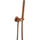 Brushed Copper Shower Rail with Handheld Shower