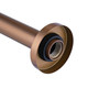 400mm Brushed Copper Wall Shower Arm