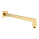 400mm Brushed Brass Wall Shower Arm
