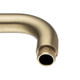 400mm Light Brushed Brass Wall Shower Arm