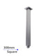 300mm Brushed Nickel Ceiling Shower Arm