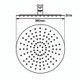 300mm Black Shower Head