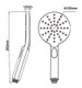 Gunmetal 3 Functions Handheld Shower