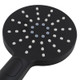 Black 3 Functions Handheld Shower