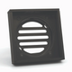 Muses Brushed Black Ezy Flow Floor Waste 100*100*21mm