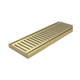 100x100x14mm Brushed Gold Ezy Flow Floor Grate