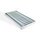 100x100x14mm Brushed Silver Ezy Flow Floor Grate