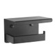 IVANO - Black Toilet Paper Holder