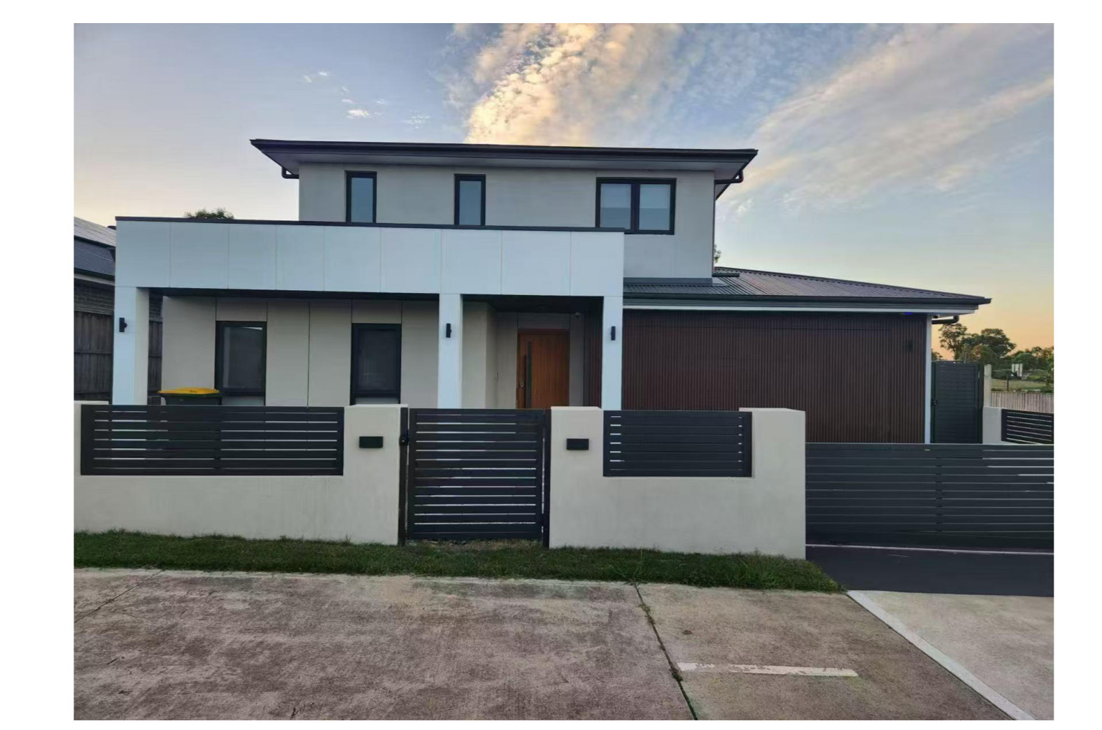 Completed custom residential home by KF Mall