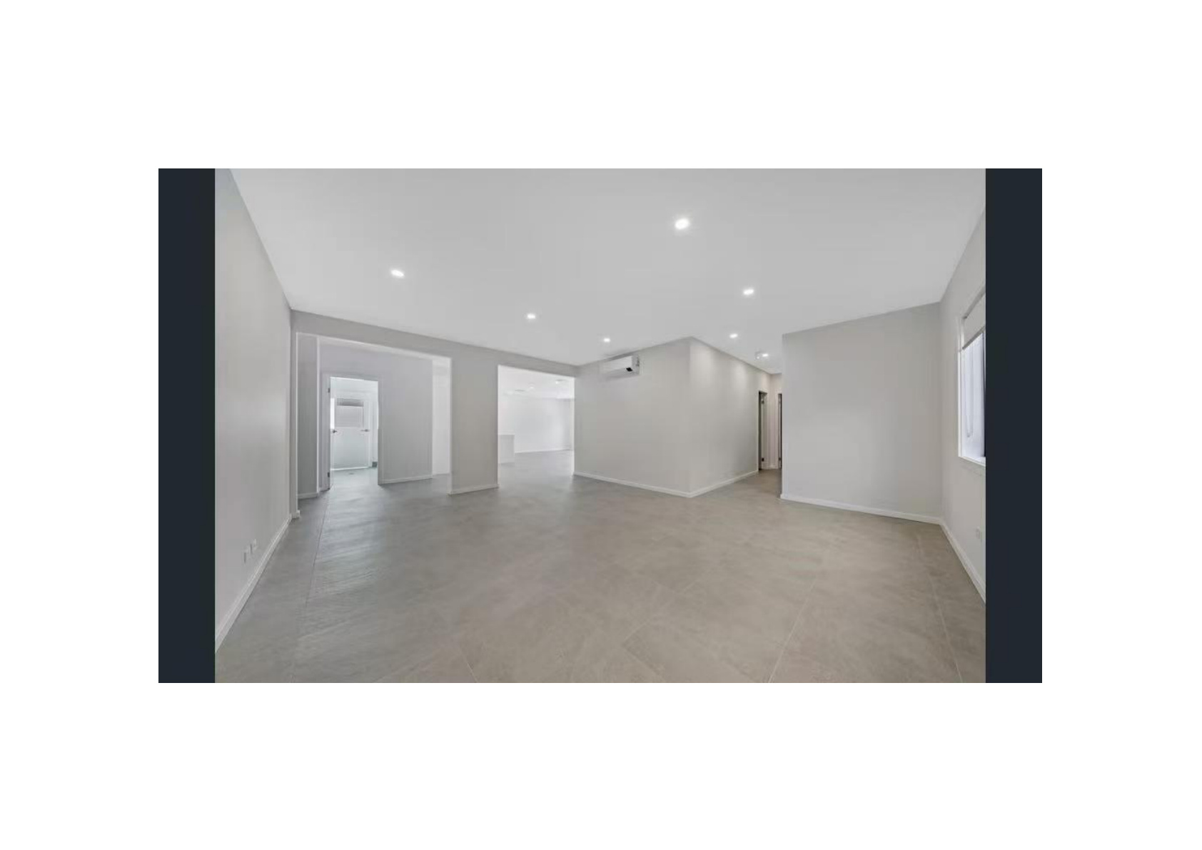Completed modern interior