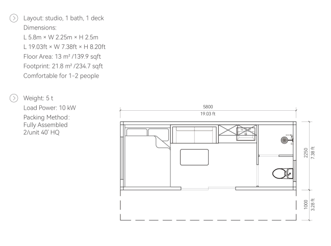 EcoHome L1 mini floor plan