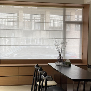 Customized Electric Aluminium Roman Blinds