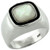 LOAS1083 High-Polished 925 Sterling Silver Ring