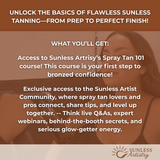 Naked Sun Onyx Spray Tanning Machine with Honey Glow Tanning Solution and Tech Bag