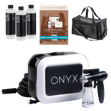 Naked Sun Onyx Spray Tanning Machine with Honey Glow Tanning Solution and Tech Bag