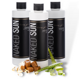 Naked Sun Fascination Spray Tanning Machine with Honey Glow Tanning Solution, Barrier Cream, Prep Spray and Tent (7 Items)