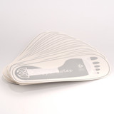 Spray Tan Feet Pads - Adhesive Disposable Spa Feet Protectors - 50 Pair Gray