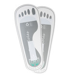 Spray Tan Feet Pads - Adhesive Disposable Spa Protectors - 100 Pair Grey