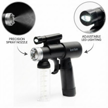 Naked Sun IonTan DualPower Spray Tan Kit with Tanning Tent & Naked Sun Solution Trio – Cordless/AC Handheld Machine, Dark, Violet & Rapid Solutions – Professional At-Home or Mobile Spray Tanning System